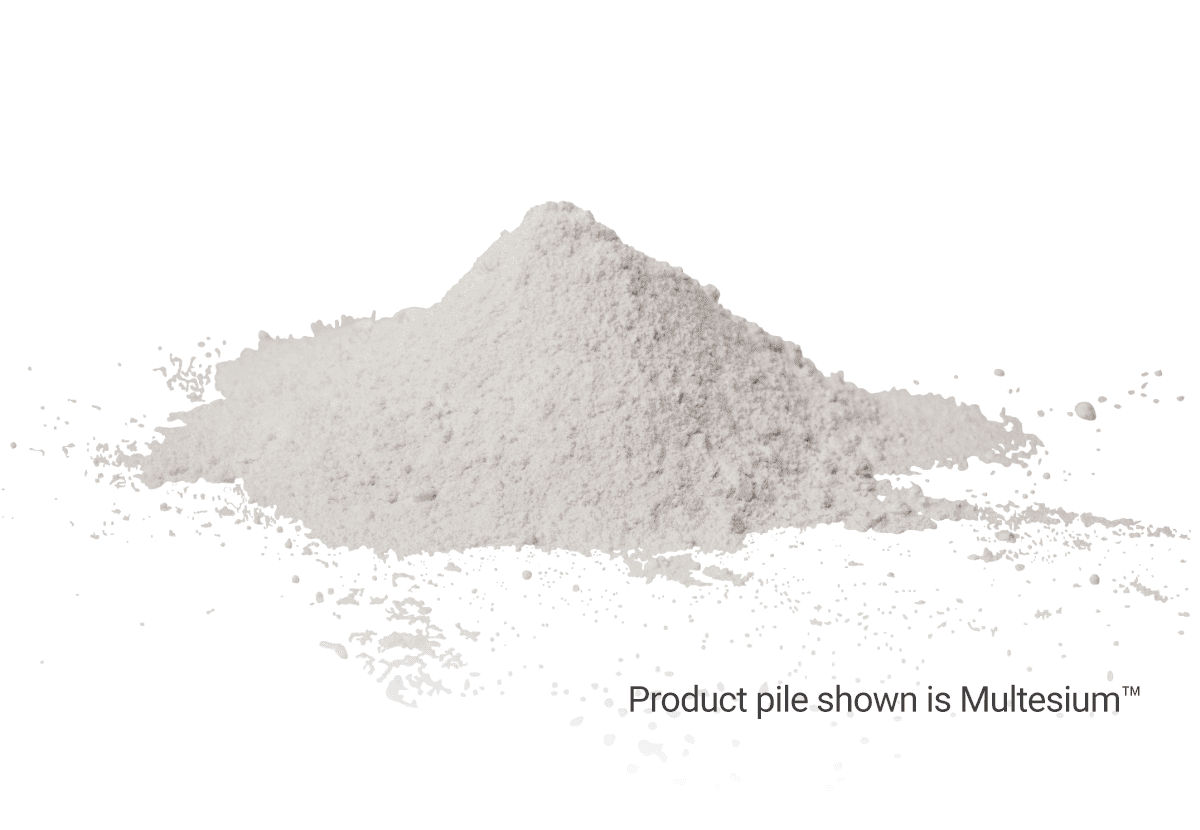 Product pile of Multesium.