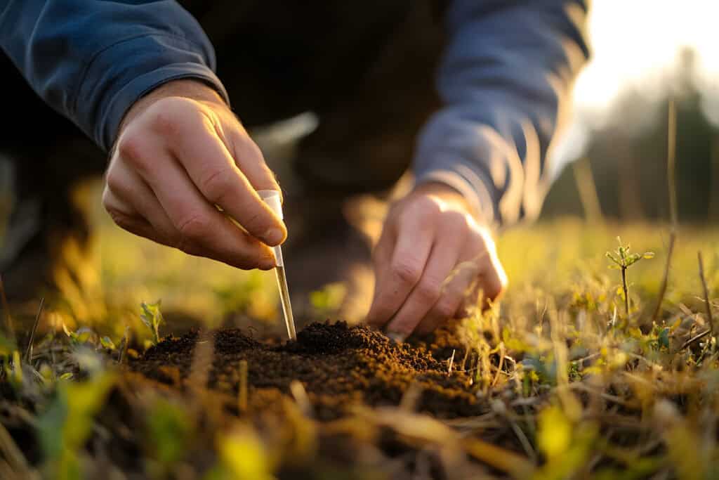 Soil Sampling in the late summer 