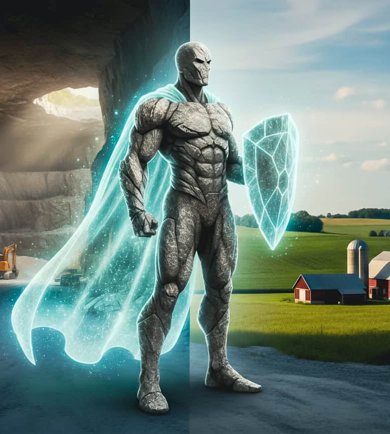 Calcium Carbonate Superhero