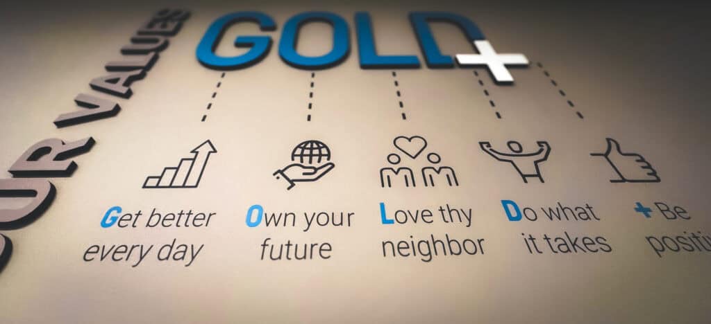 GLC Minerals GOLD+ Core Values Love Thy Neighbor 